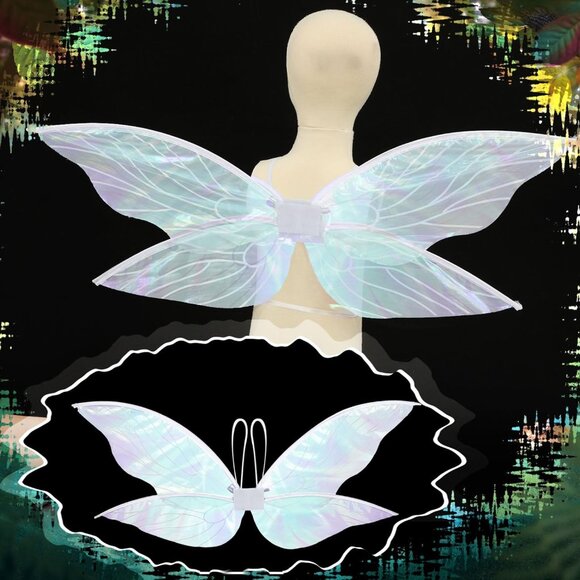 Fairy Elf Accessories Set Costume Wings Crown Ears Halloween Cosplay - Picture 6 of 7